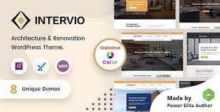 Intervio โ Interior and Architecture WordPress Theme + RTL
