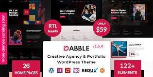 Dabble โ Creative Agency & Portfolio WordPress Theme