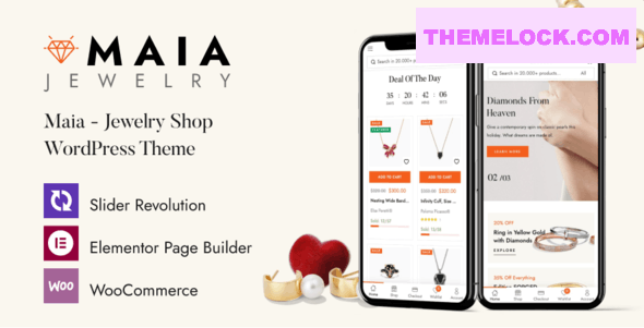 Maia โ Jewelry Shop WordPress Theme