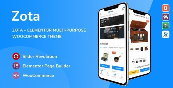 Zota โ Elementor Multi-Purpose WooCommerce Theme