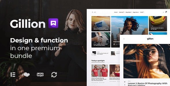 Gillion โ Multi-Concept Blog/Magazine & Shop WordPress Theme