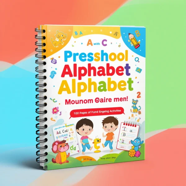 "Preschool Alphabet Workbook โ 110 Pages of Fun and Engaging Alphabet Activities