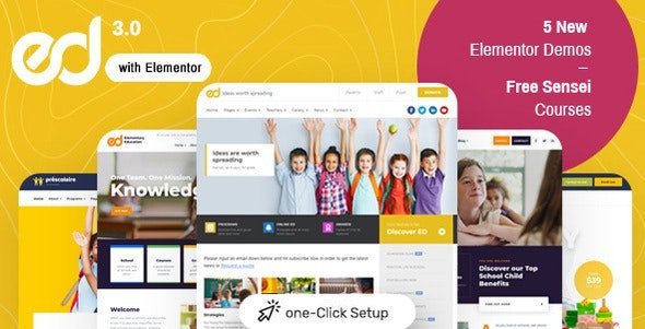 Ed School  โ Education WordPress Theme