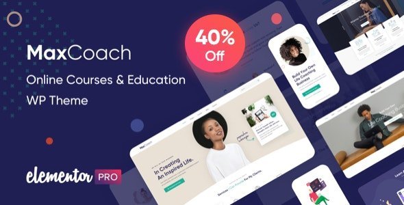 MaxCoach โ Online Courses & Education WP Theme