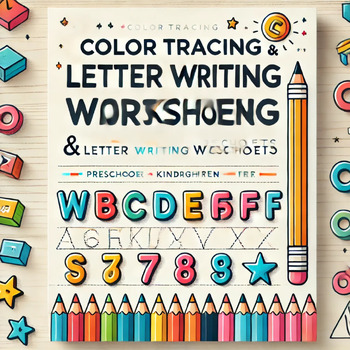 COLOR TRACING LETTER WRITING FOUNDATIONAL WORKSHEET