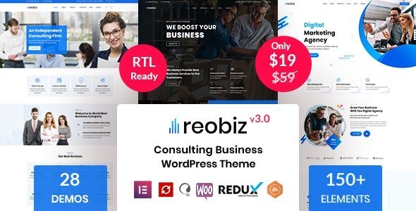Reobiz โ Consulting Business WordPress Theme