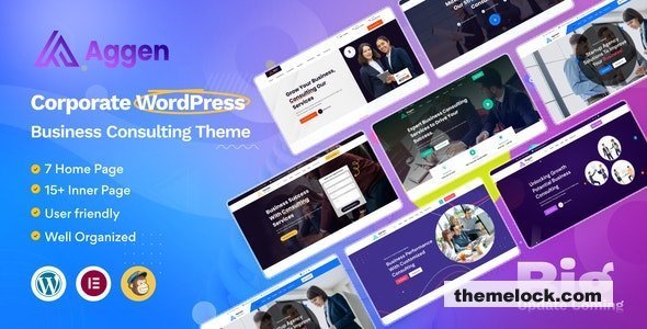 Aggen โ Business Consulting Theme